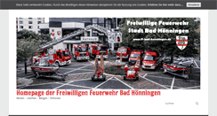 Desktop Screenshot of ff-bad-hoenningen.de